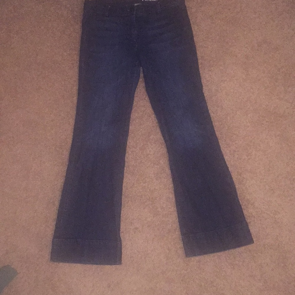 NY&Co. wide leg dark denim jeans barely worn